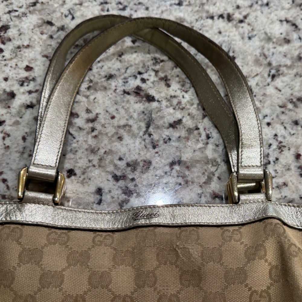Gucci project GG Canvas Small Abbey Tote w/COA - Picture 15 of 15